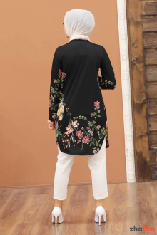 tunic flower pattern